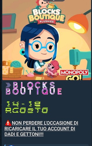 Monopoly blocks boutique - go!,